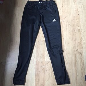 adidas black sweat or track pants